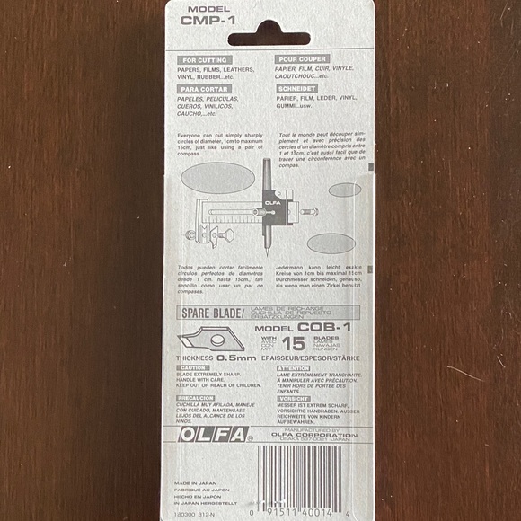 OLFA Compass Cutter Model CMP-1 - Picture 5 of 7